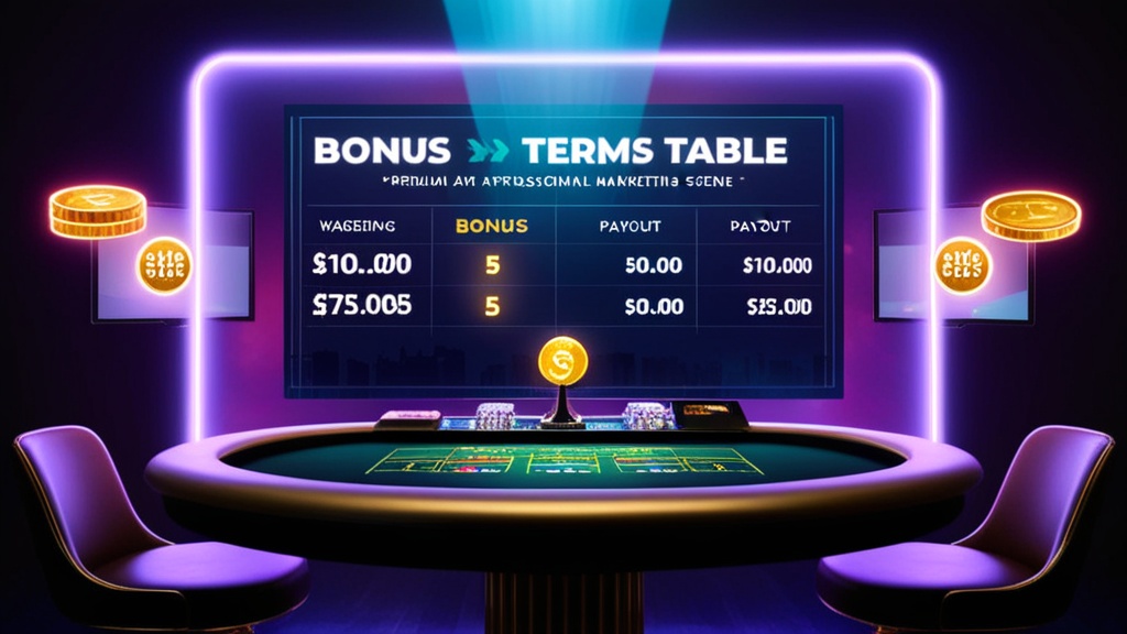 Overzicht van inzetvereisten en uitbetalingsregels in een casino